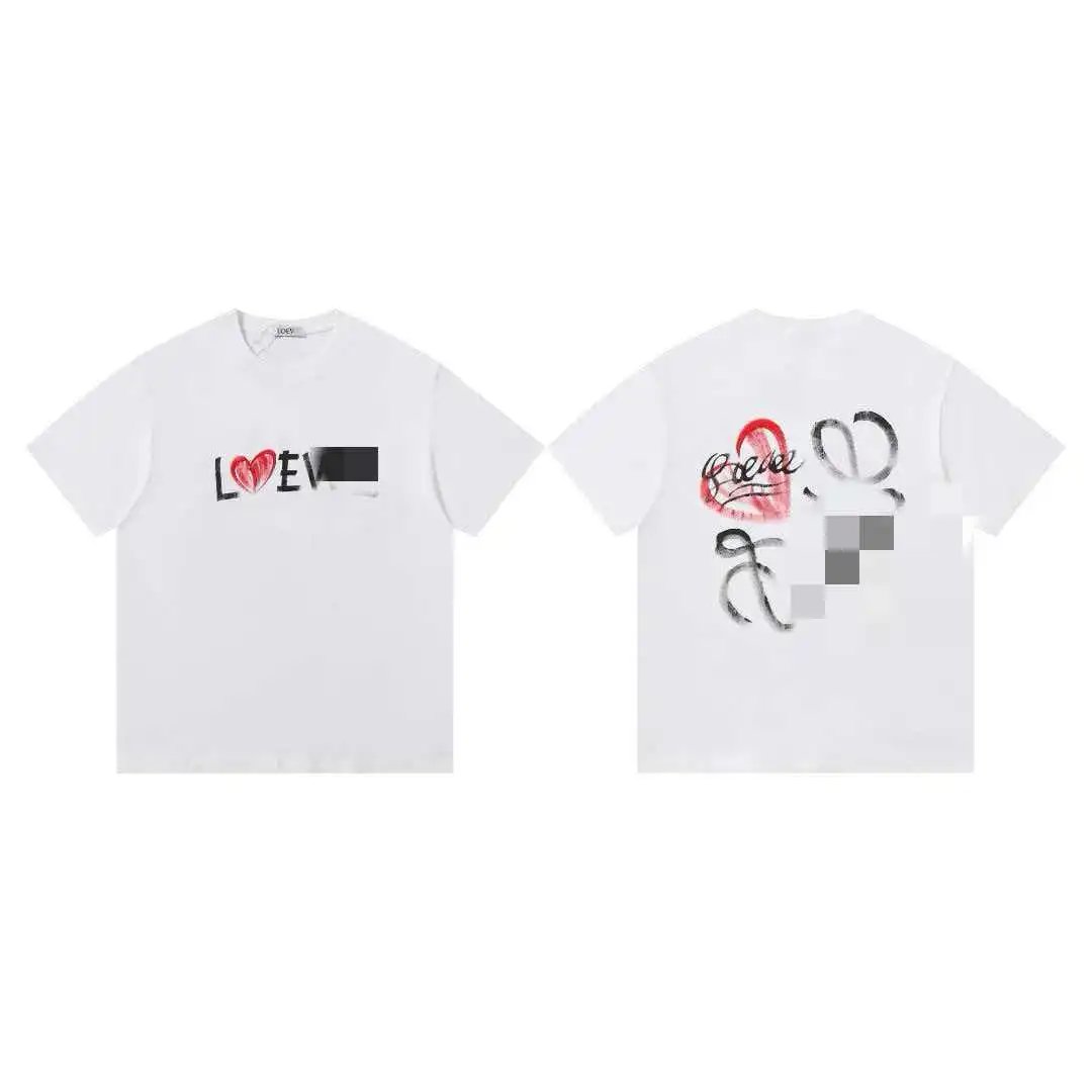 Balenciaga T-Shirts Short-Sleeve Graphic Print — 614 white