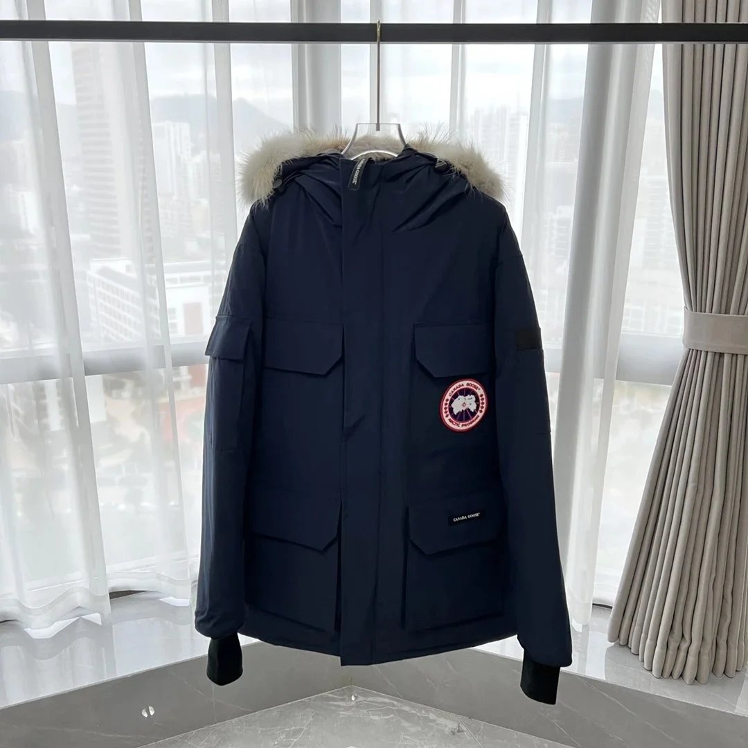 Canada Goose Down Jackets Hooded Parka with Fur Trim — 33