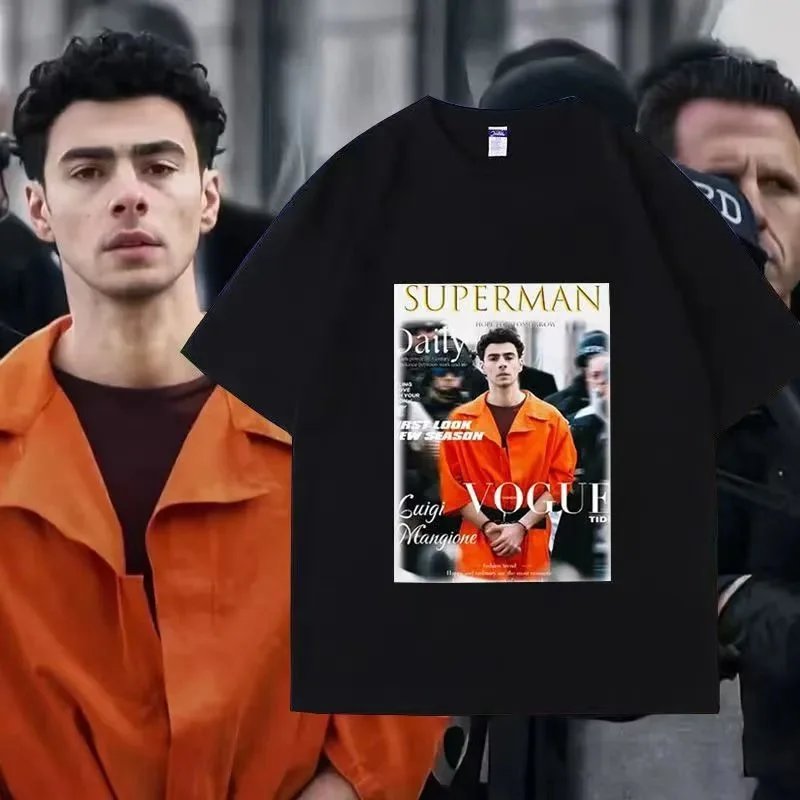 Design Luigi Mangione Portrait Black Hoodie - 8