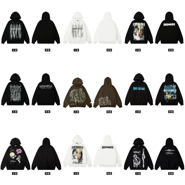 Unbranded Hoodies & Sweatshirts Graphic Print Pullover Hoodie product detail image 1