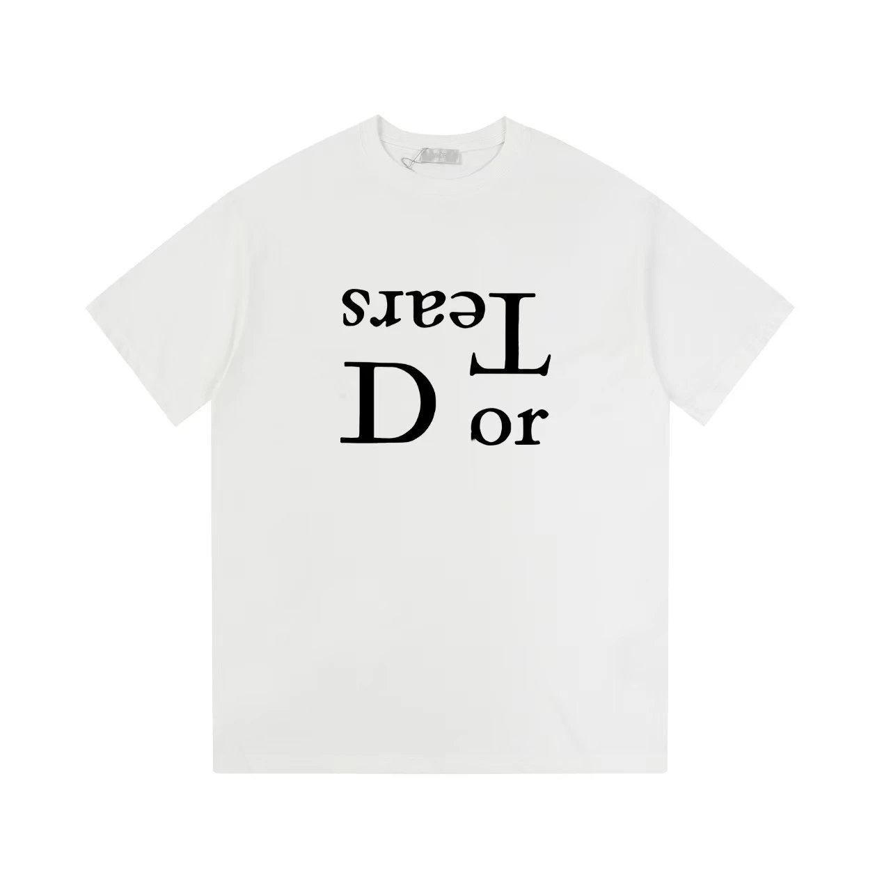 Unbranded T-Shirts Crew Neck Short Sleeve Graphic Print — F 012 white