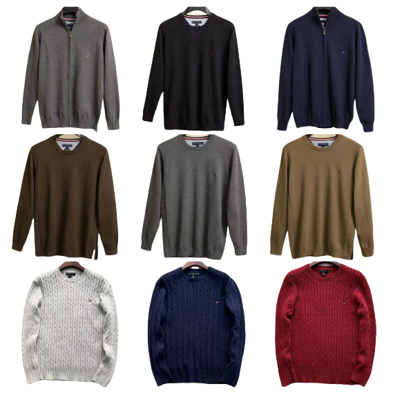 Tommy Hilfiger Knitwear Crewneck, striped and zip-neck knit sweaters image 1