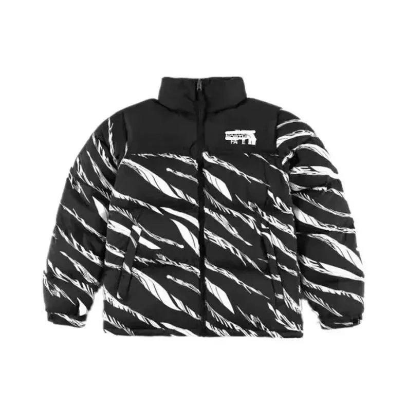 The North Face Down Jackets 700-fill color-block puffer jacket image 11