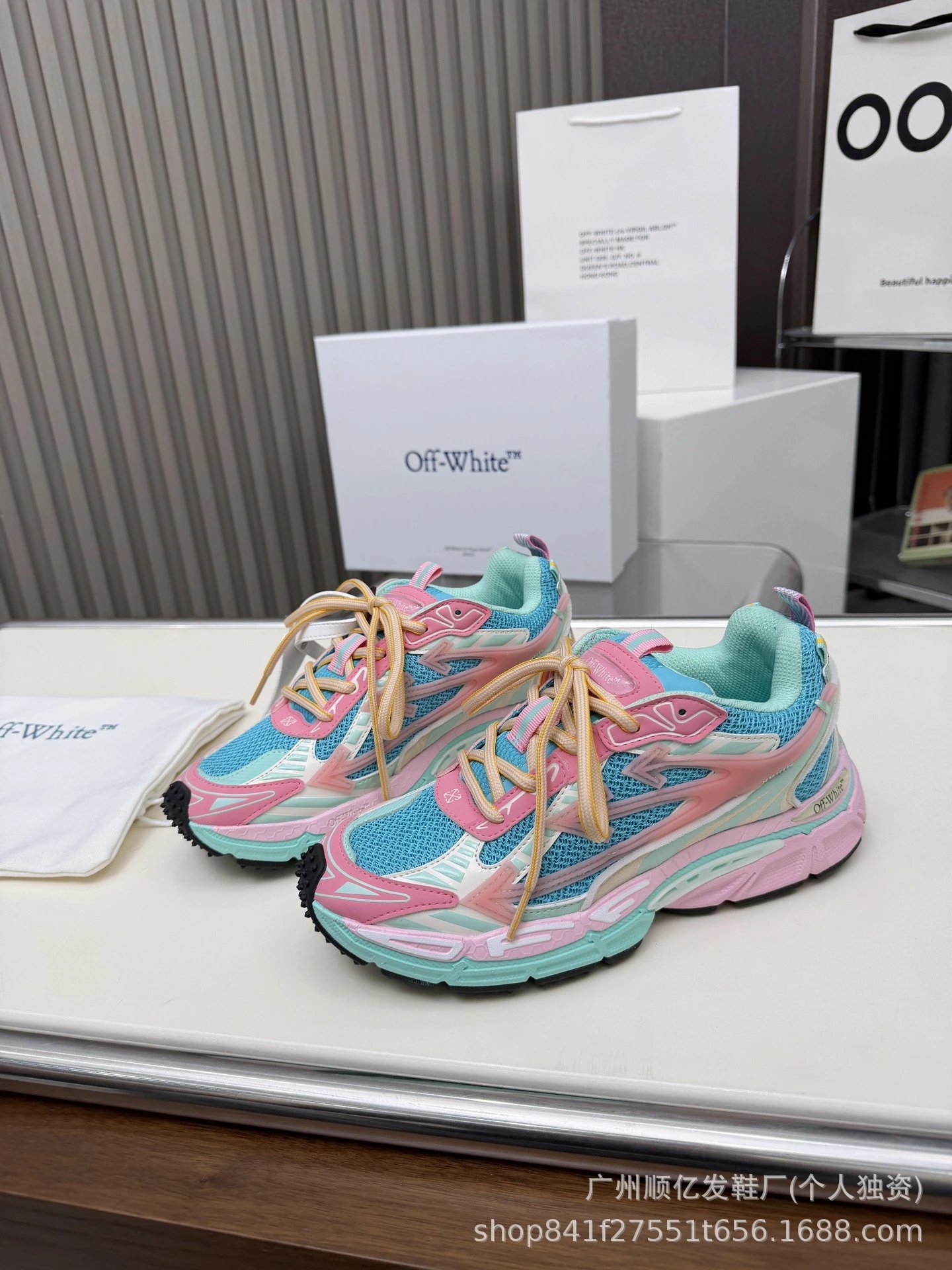 Off-White Sneakers Be Right Back Mesh — Picture color 7