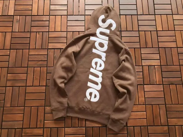 Supreme Box Logo Hoodie Brown - 1