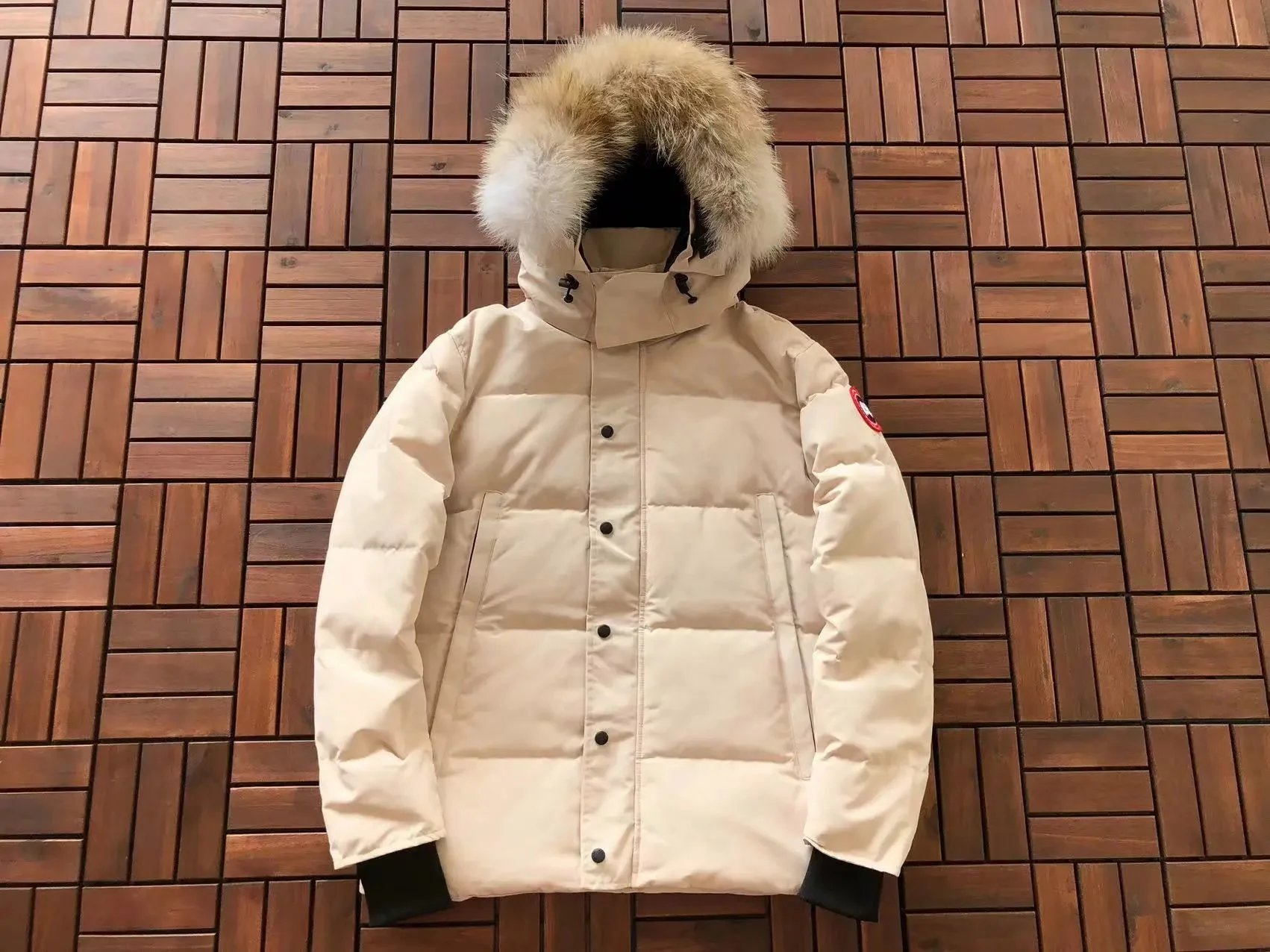Canada Goose Down Jackets Fur-Trim Hooded Jacket — 01