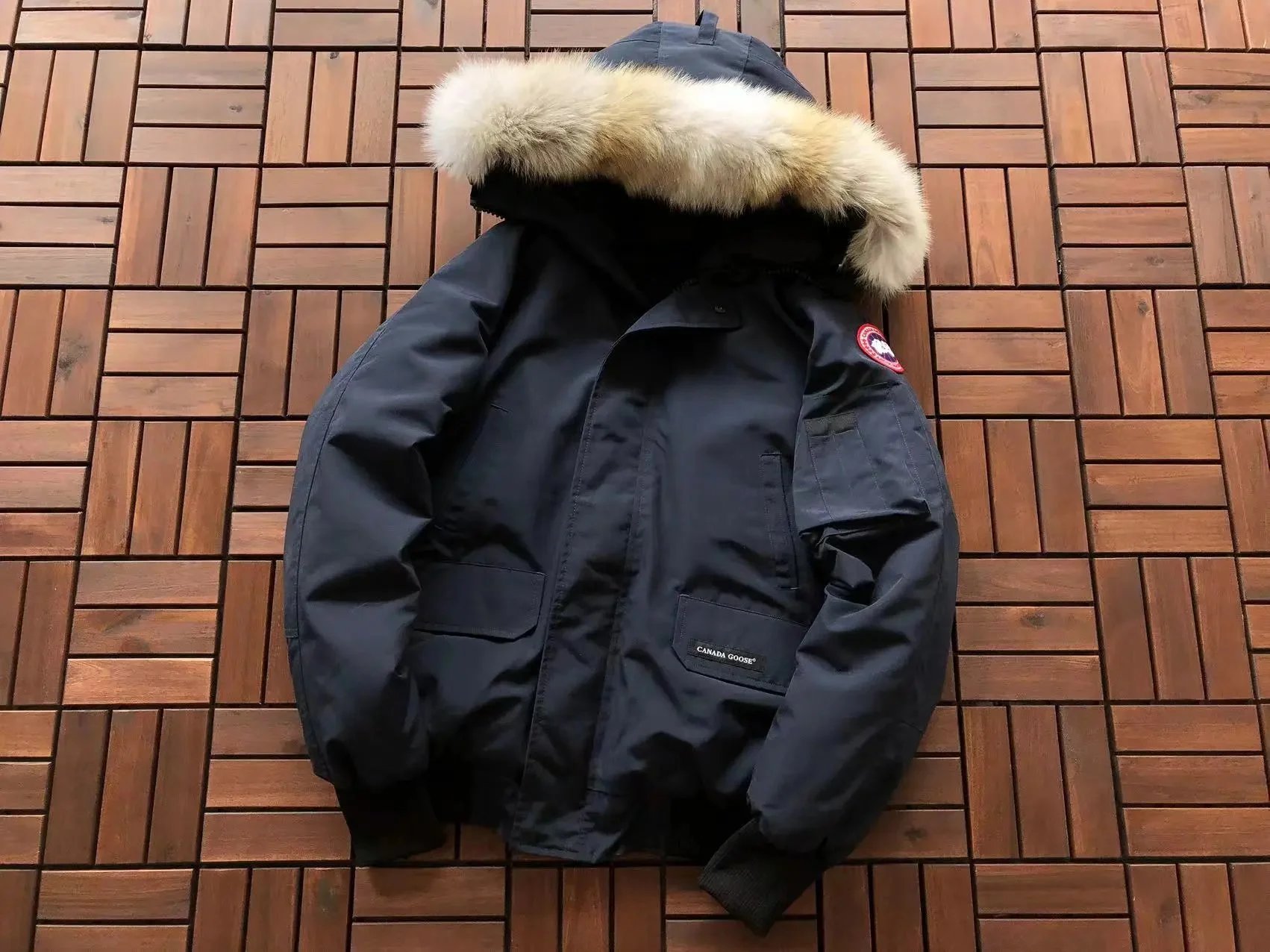 Canada Goose Down Jackets Fur-Trim Hooded Jacket — 20