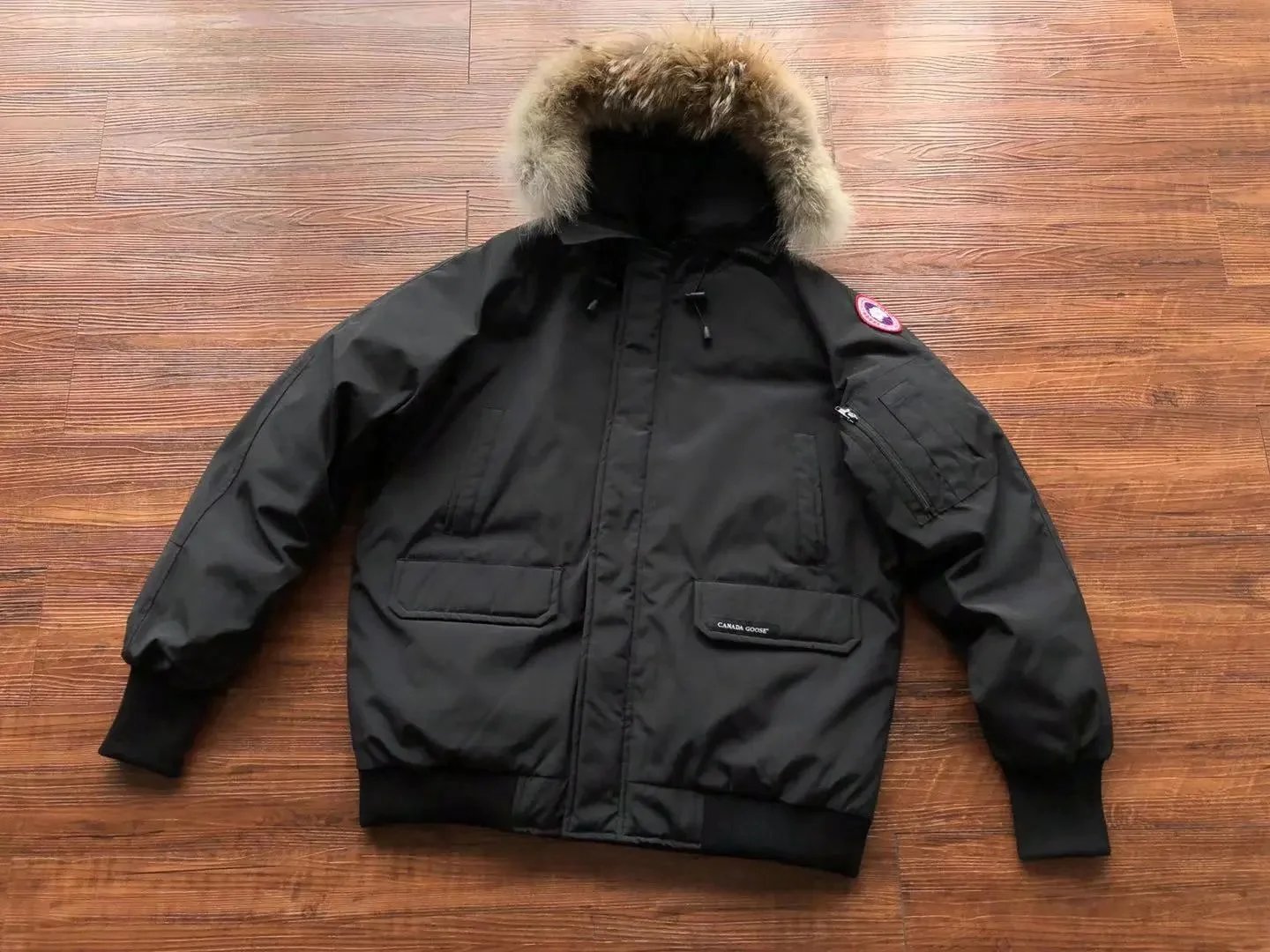 Canada Goose Down Jackets Fur-Trim Hooded Jacket — 31