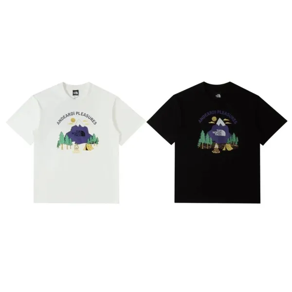 Gucci x The North Face Logo Print Beige T-Shirt - 6