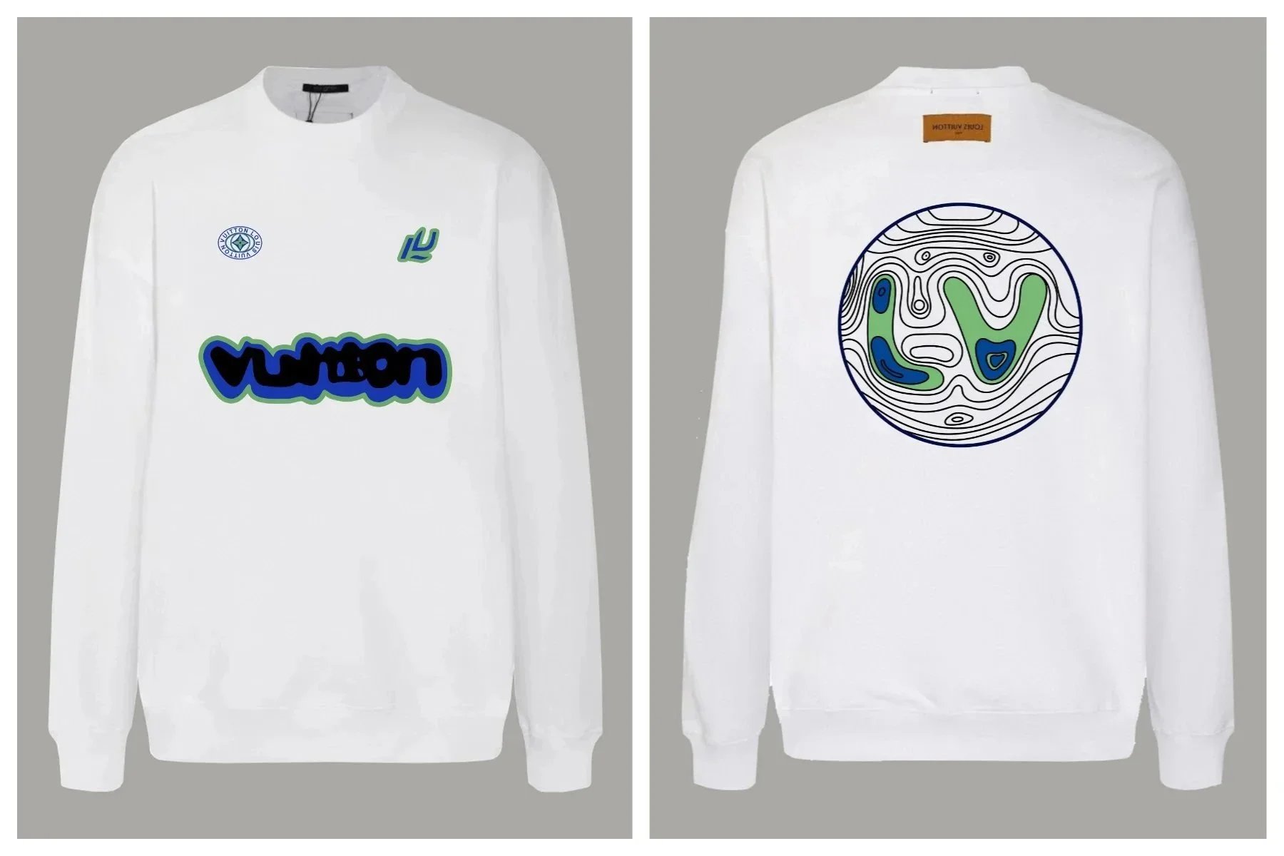 Louis Vuitton Knitwear Crew-Neck Logo Knit Sweater — 14