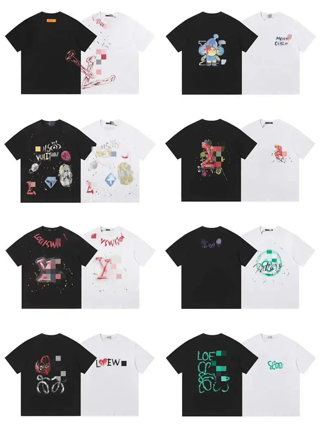 Balenciaga T-Shirts Short-Sleeve Graphic Print product detail image 3