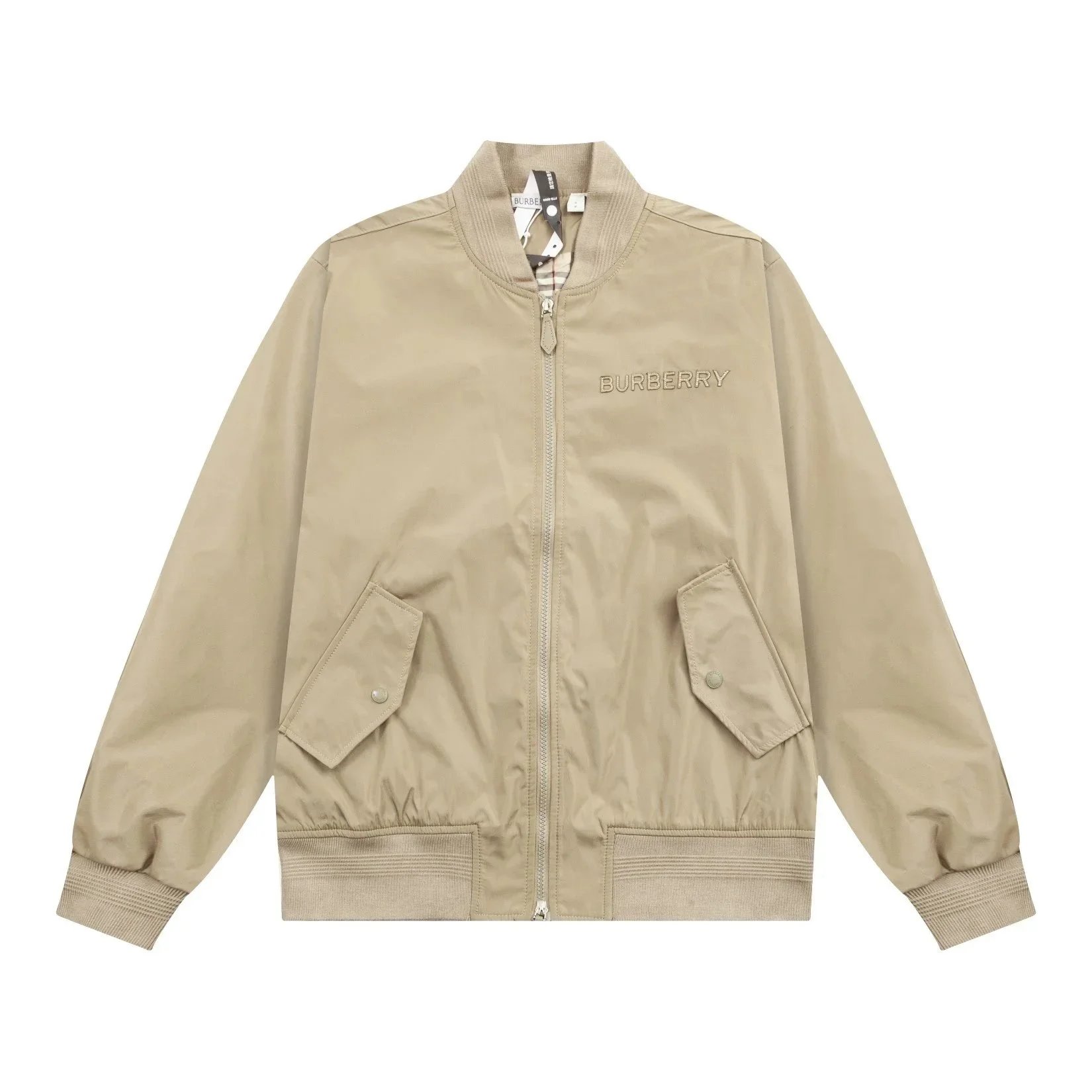 Burberry Jackets Logo and check-print jacket styles — 03