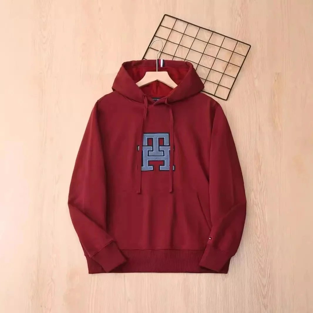Tommy Hilfiger 1985 Heritage Embroidered Sweatshirt Gray Hoodie - 10