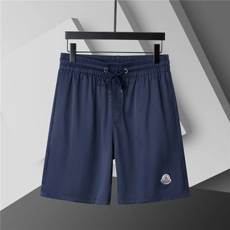 Louis Vuitton Shorts Elastic-Waist Drawstring Monogram Print — 3818 navy blue