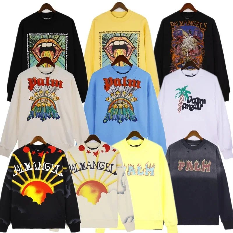 Palm Angels Graphic Print Black Hoodie - 2