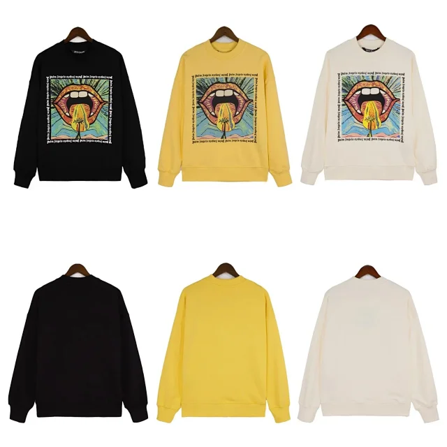 Palm Angels Graphic crewneck sweatshirts and goggle-hooded zip jackets product detail image 4