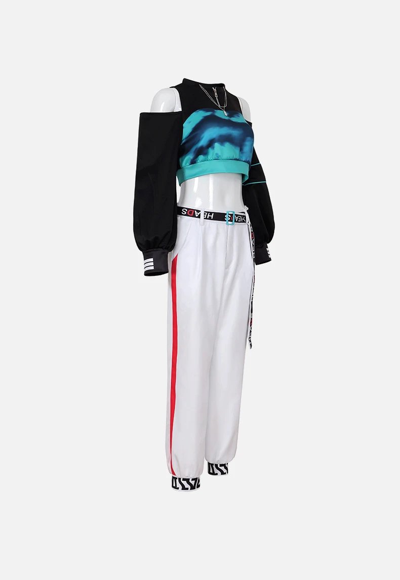 Design Xiaodouze Heart Feather Set White Navy Pink Casual Set Sets - 18