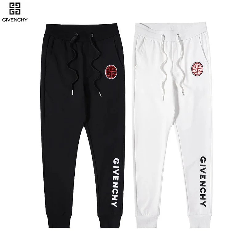 Loewe Anagram Embroidered Black Sweatpants - 7