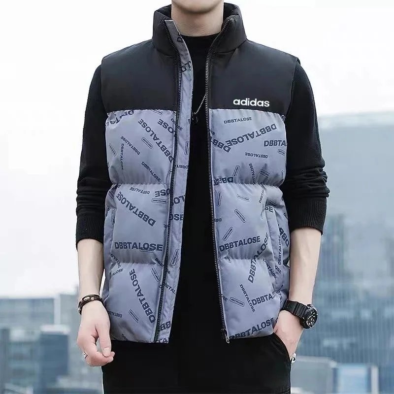 Adidas Down Jacket Pink and Beige Puffer Outerwear - 3