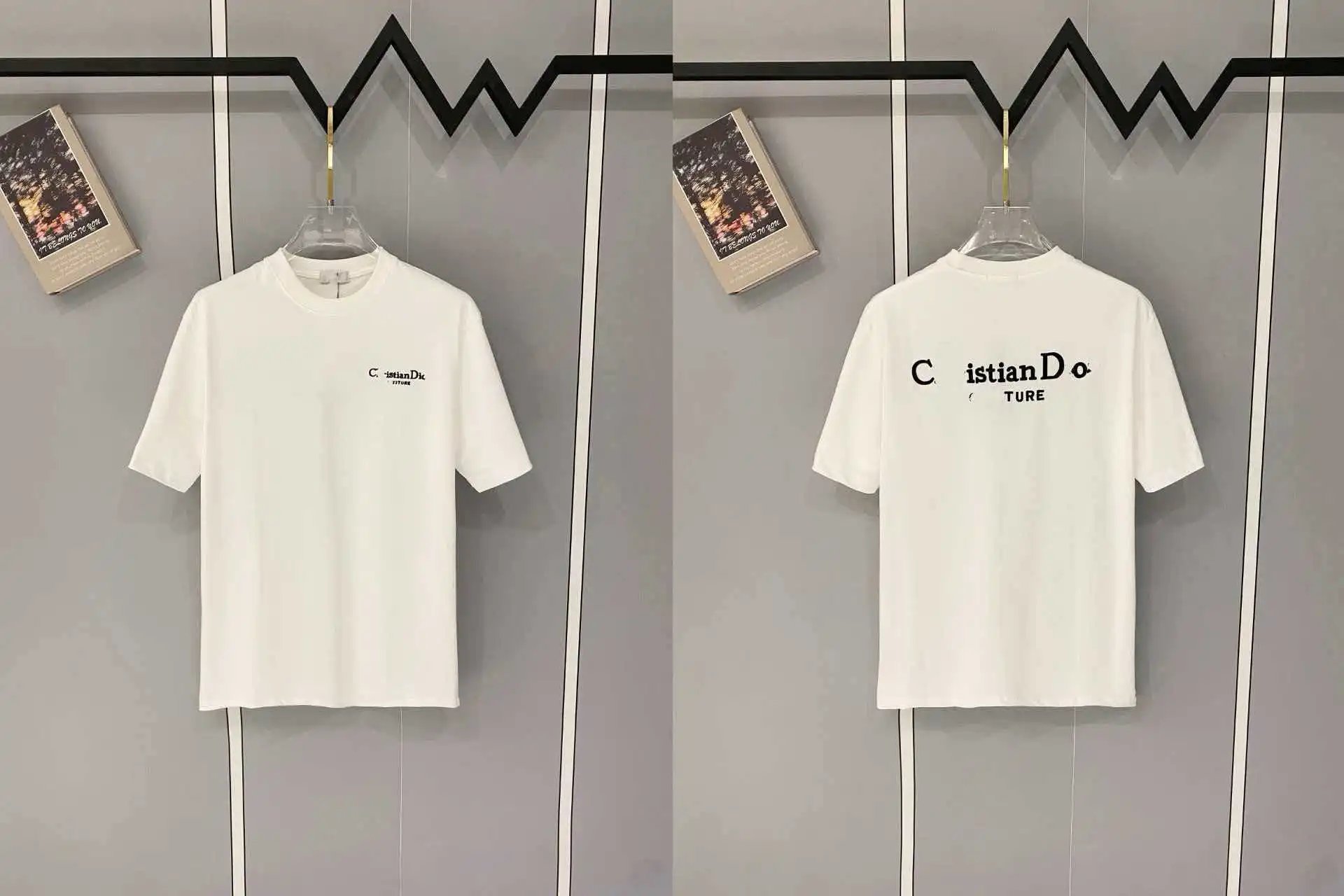Unbranded T-Shirts Short-Sleeve Crew-Neck Graphic T-Shirt — 18 white