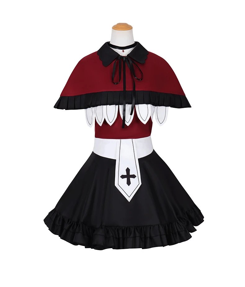 Design Macanay Costume Set Red and Black Cosplay Outfit Sets - 7