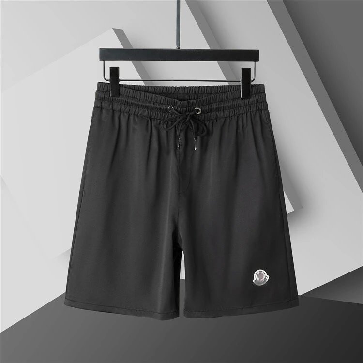 Louis Vuitton Shorts Elastic-Waist Drawstring Monogram Print — 3818 black