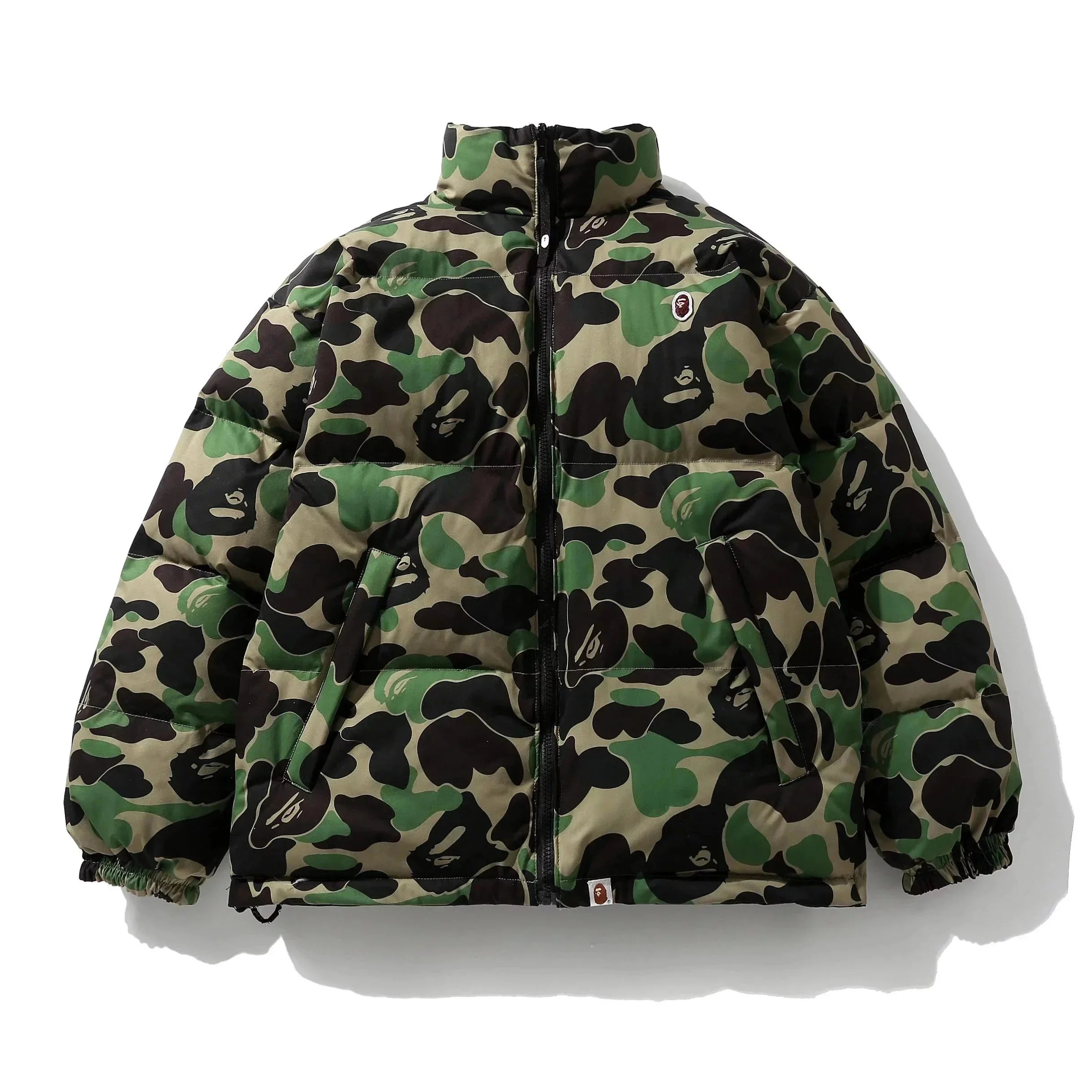 Moncler Down Jackets Hooded shiny puffer jacket — A75(KKNZ)-6