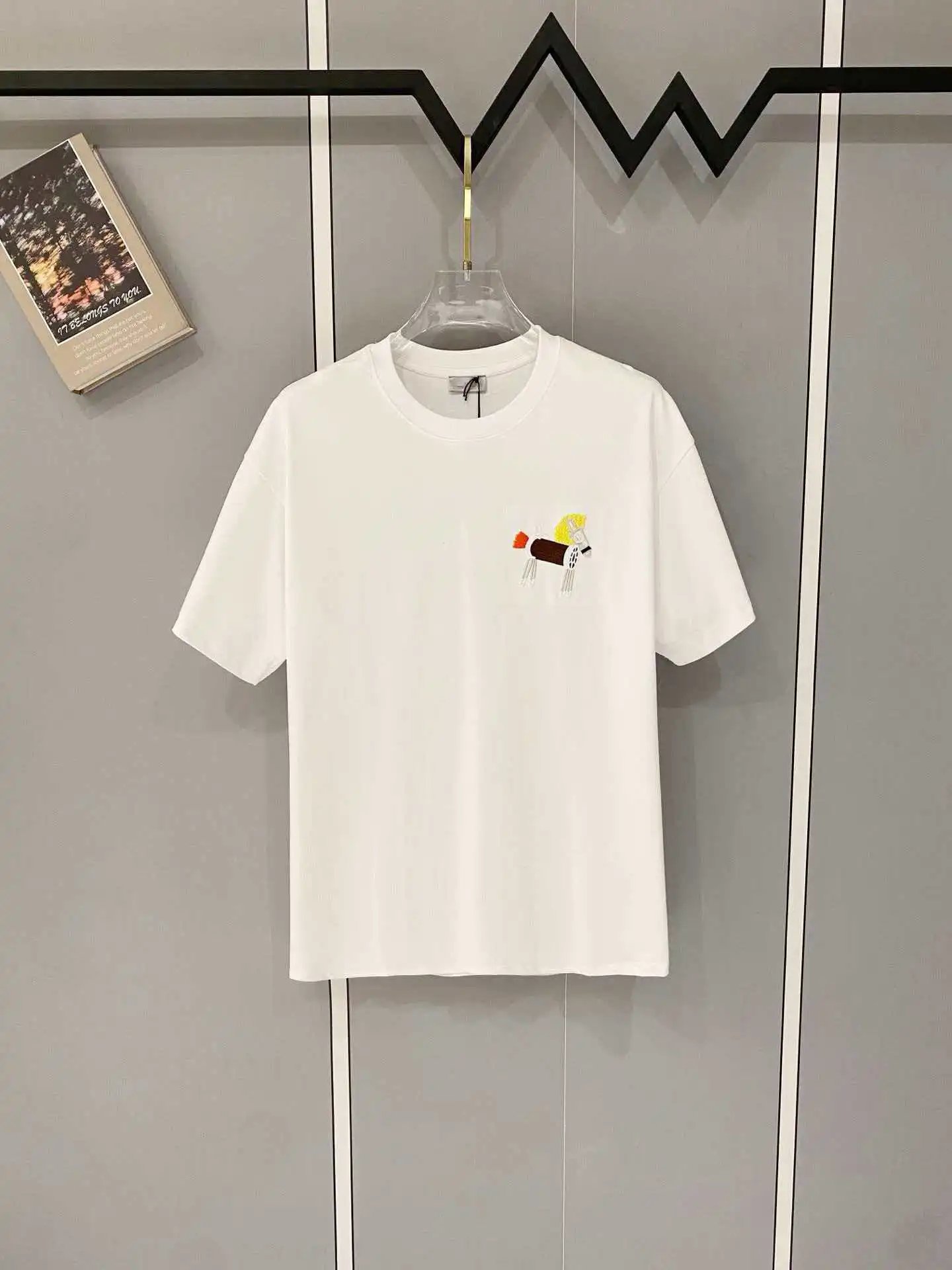 Unbranded T-Shirts Short-Sleeve Crew-Neck Graphic T-Shirt — 13 white
