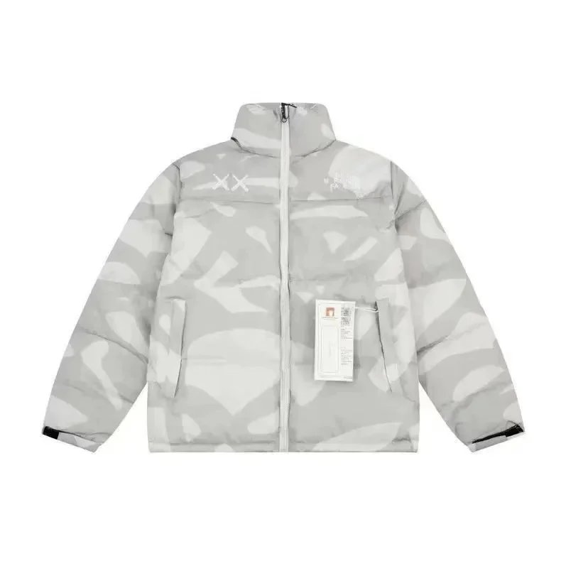 The North Face Down Jackets 700-fill color-block puffer jacket image 10