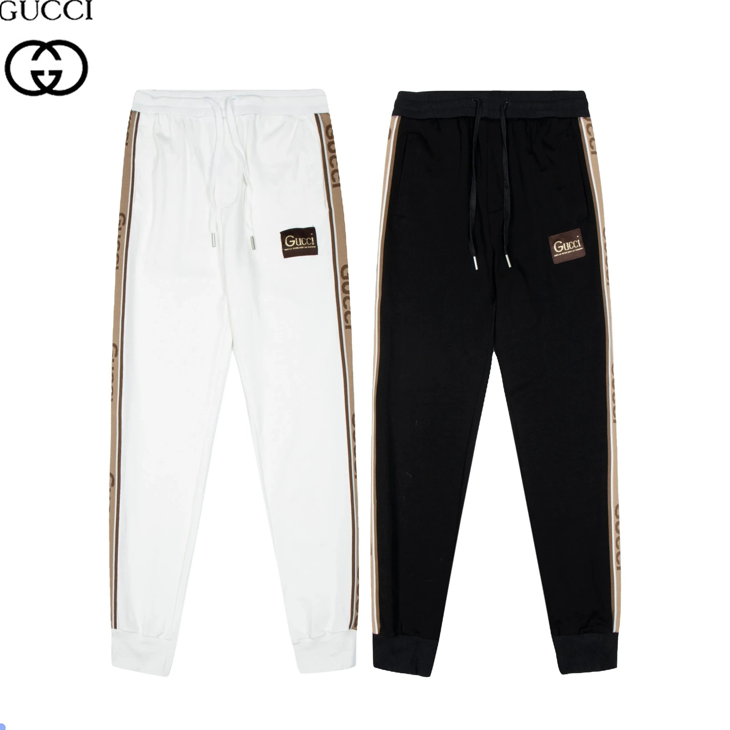 Gucci Trousers Logo-Print Drawstring image 13