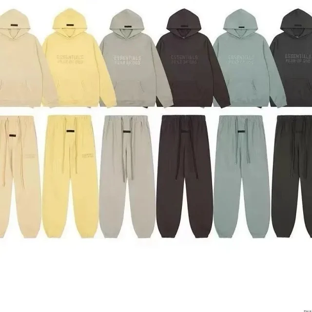 Fear of God Hoodies & Sweatshirts Essentials pullover hoodie with kangaroo pocket product detail image 1