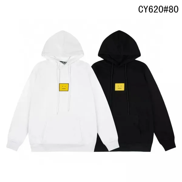 Acne Studios Logo Hoodie Light Gray Hoodie - 10