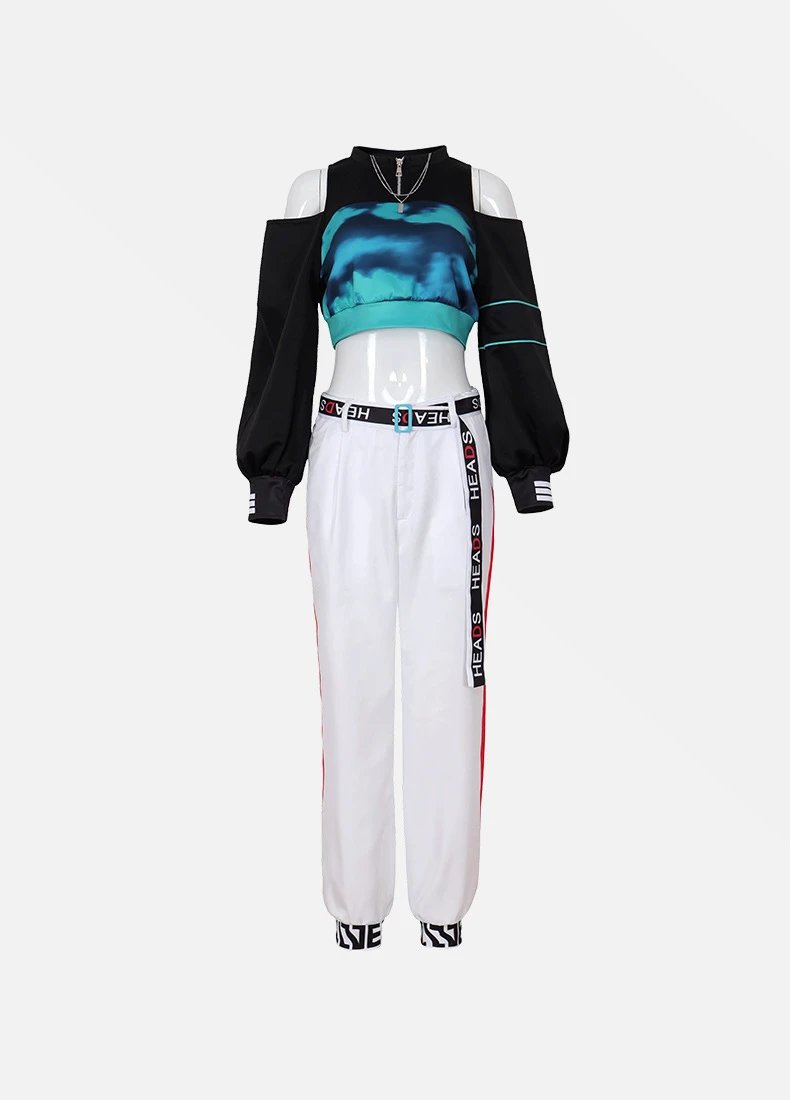 Design Xiaodouze Heart Feather Set White Navy Pink Casual Set Sets - 16