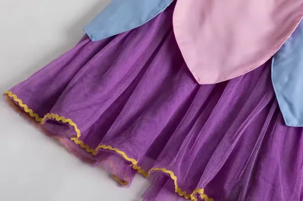 Design Costume Apron Set Purple and White Dress-Up Outfit - 14