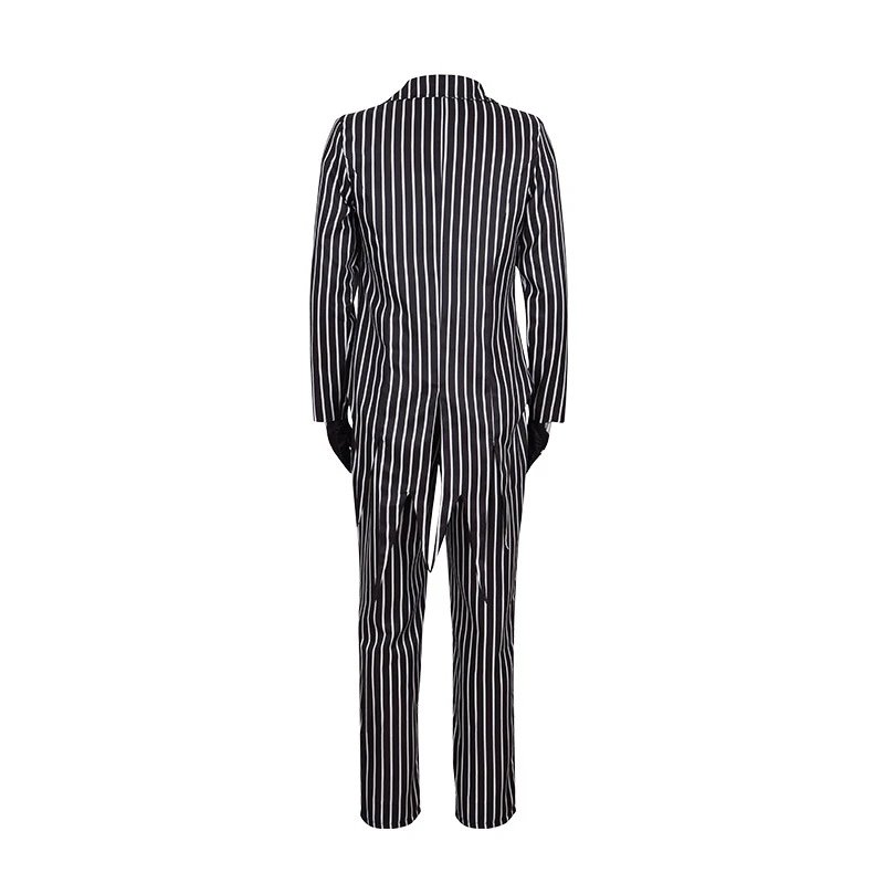 Unbranded Matching Sets Jack Skeleton striped costume set image 4