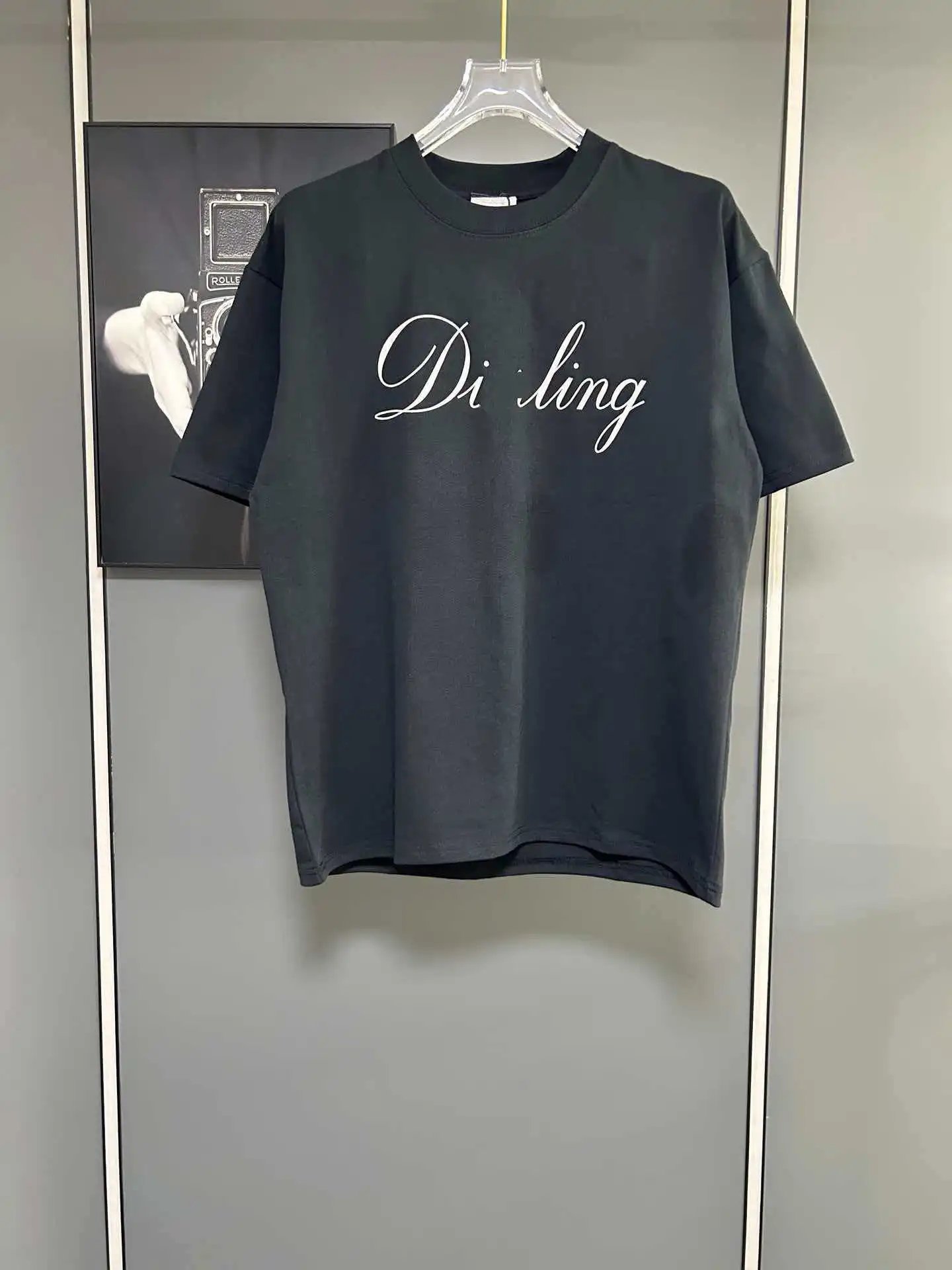 Unbranded T-Shirts Short-Sleeve Crew-Neck Graphic T-Shirt — 06 Black