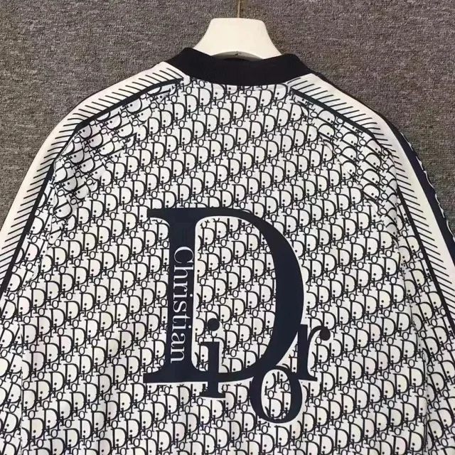Dior Tracksuits Oblique logo-print zip track jacket and joggers product detail image 3
