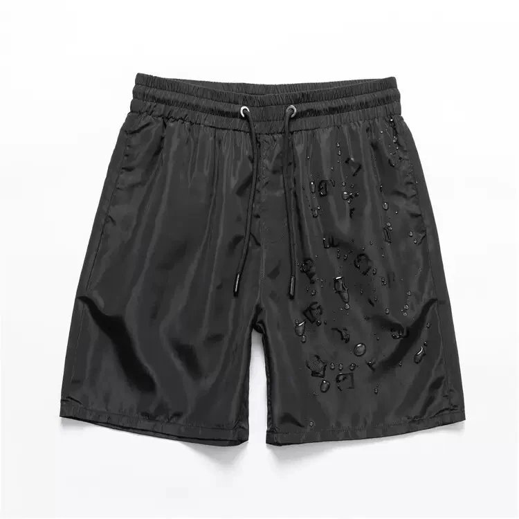 Louis Vuitton Shorts Elastic-Waist Drawstring Monogram Print — 3814 black