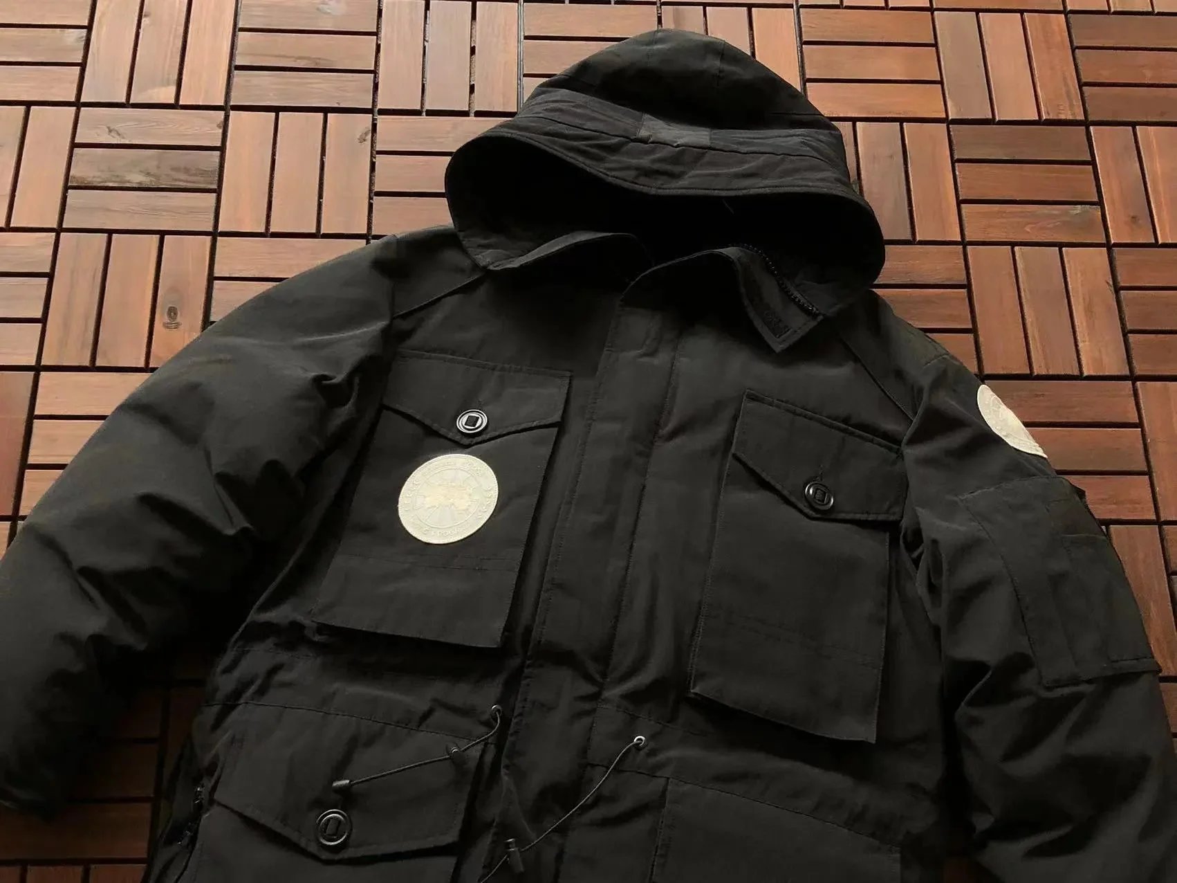 Canada Goose Down Jackets Fur-Trim Hooded Parka — 16