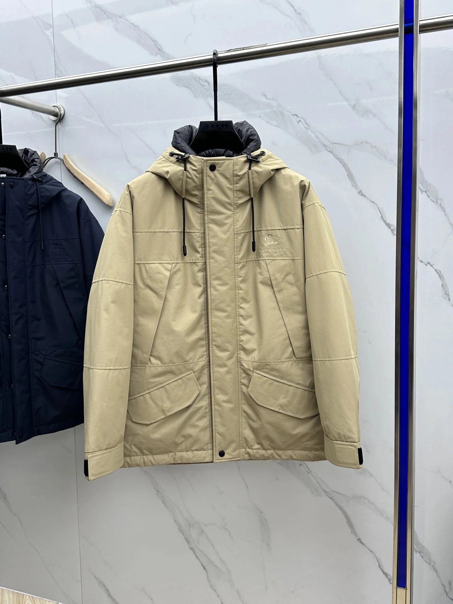 Burberry Down Jackets Quilted hooded puffer jacket — 17