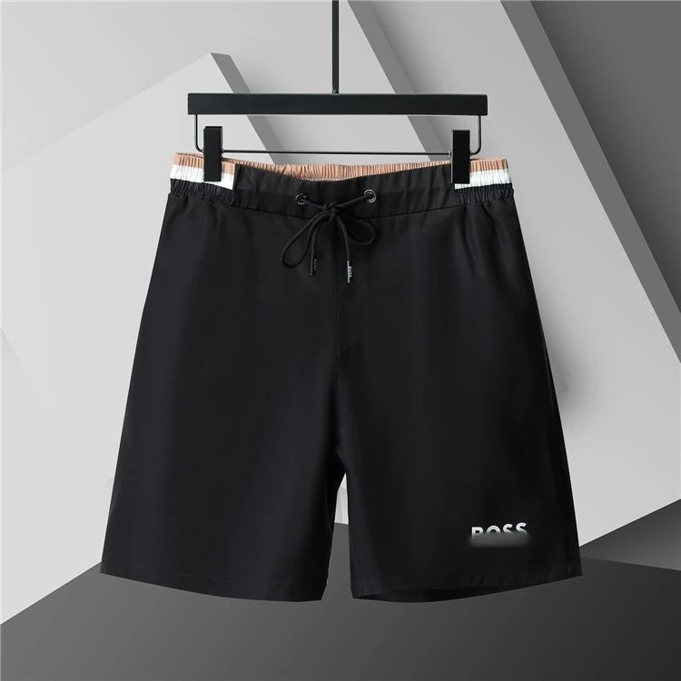 Louis Vuitton Shorts Elastic-Waist Drawstring Monogram Print — 3772 black