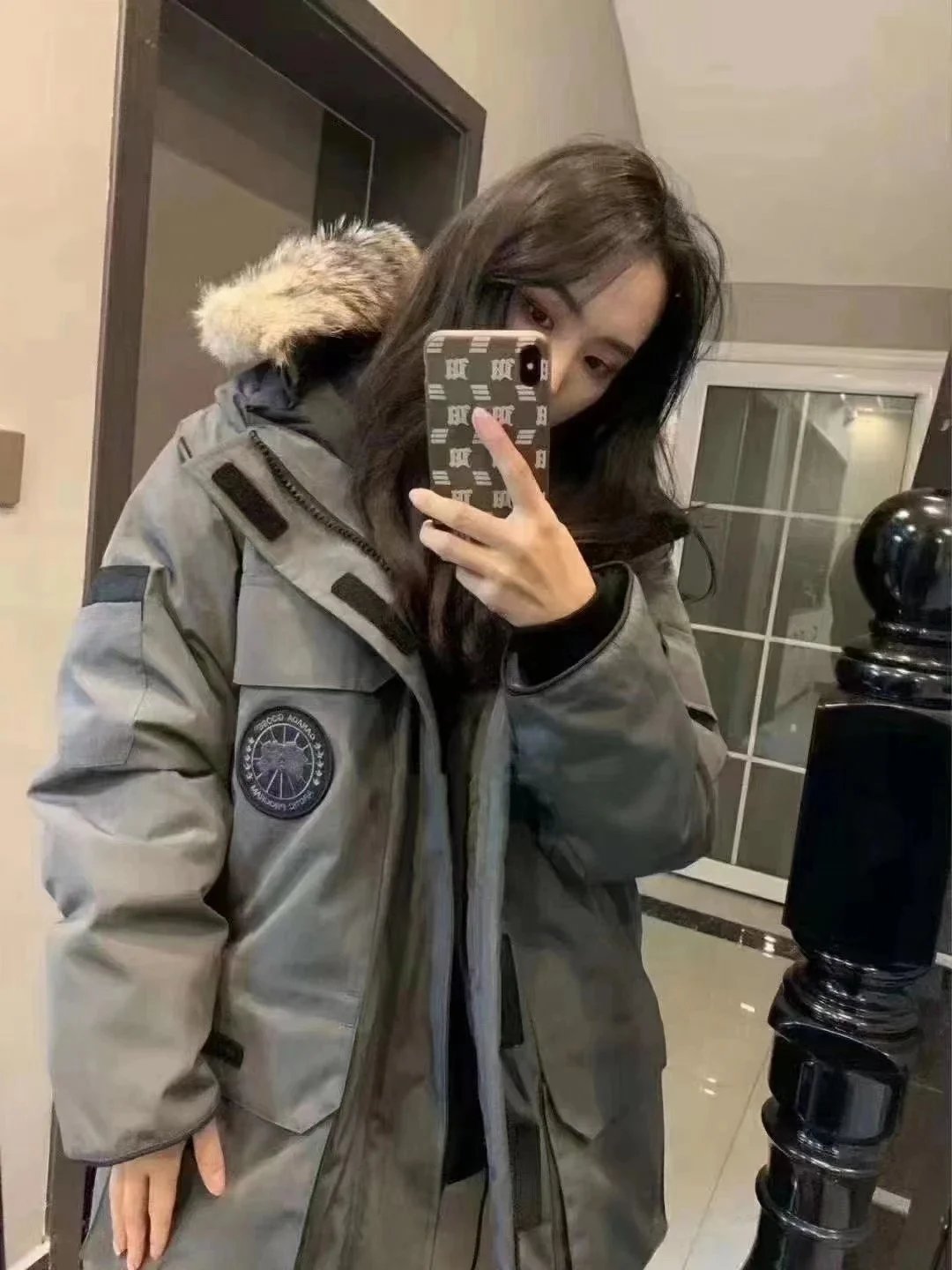 Canada Goose Vests Quilted stand-collar puffer vest with snap front and patch pockets image 7
