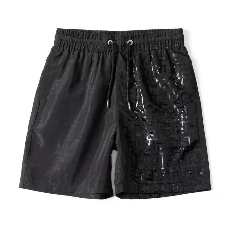 Louis Vuitton Shorts Elastic-Waist Drawstring Monogram Print — Black 3685