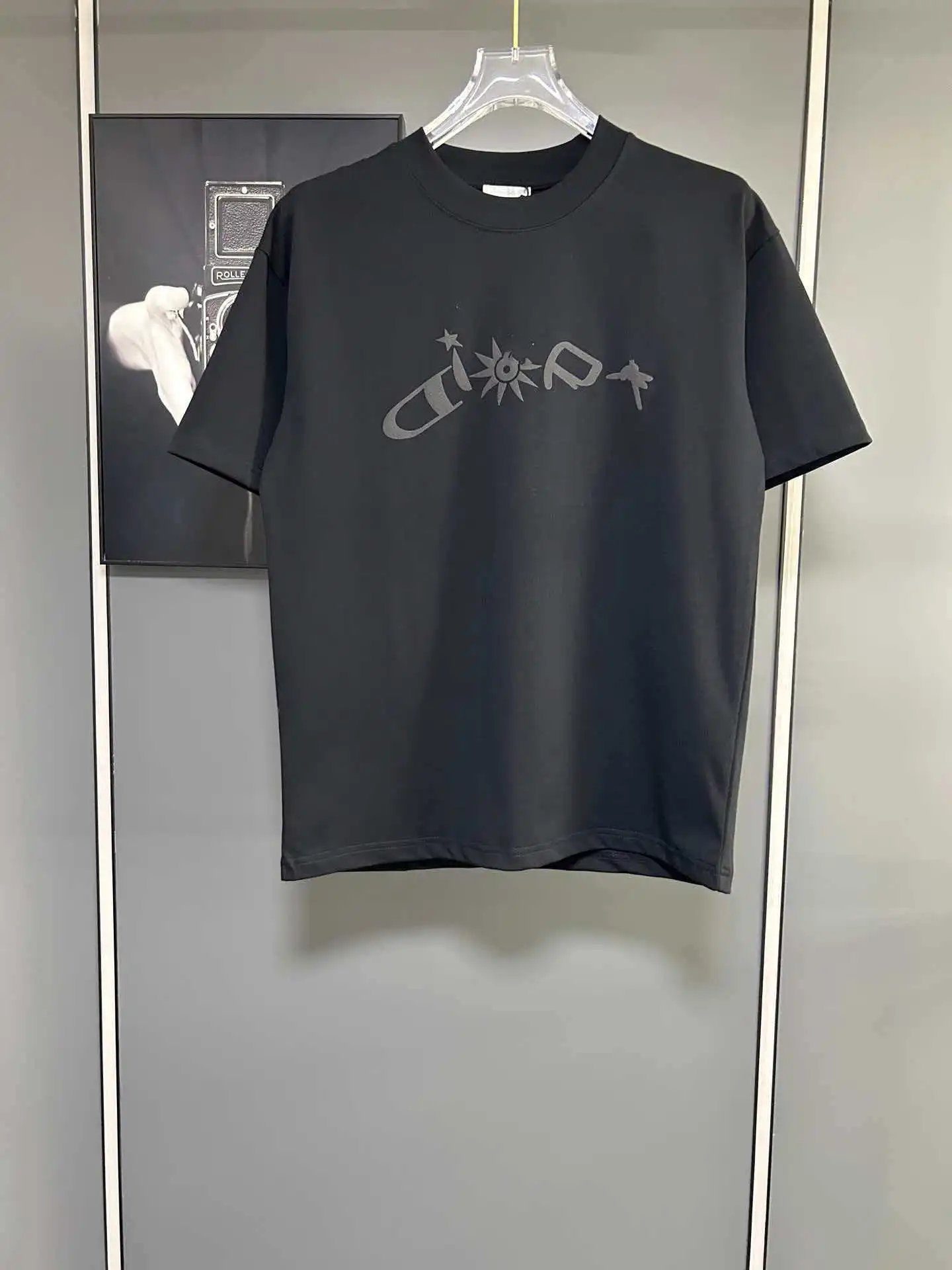 Unbranded T-Shirts Short-Sleeve Crew-Neck Graphic T-Shirt — 04 Black
