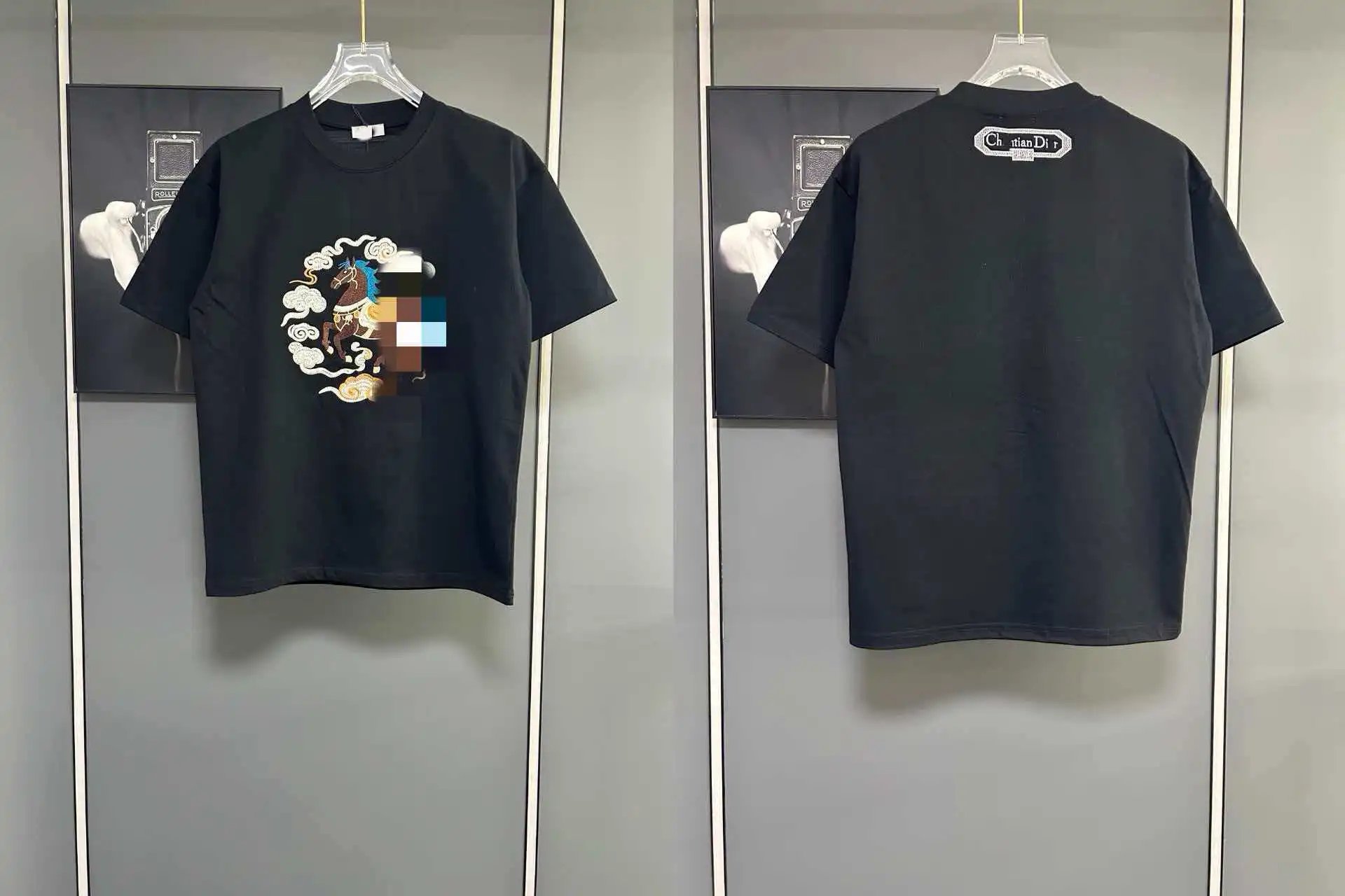 Unbranded T-Shirts Short-Sleeve Crew-Neck Graphic T-Shirt — 15 black