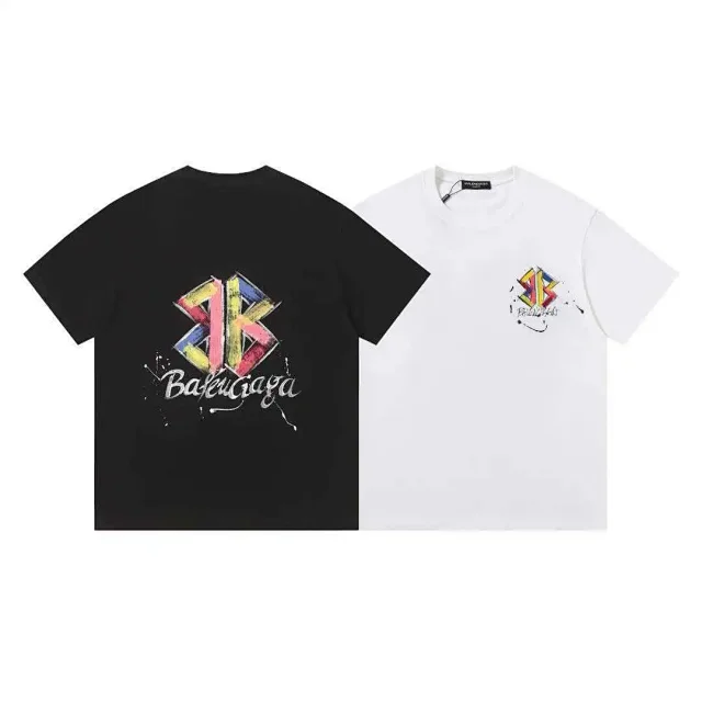 Balenciaga T-Shirts Short-Sleeve Graphic Print product detail image 8