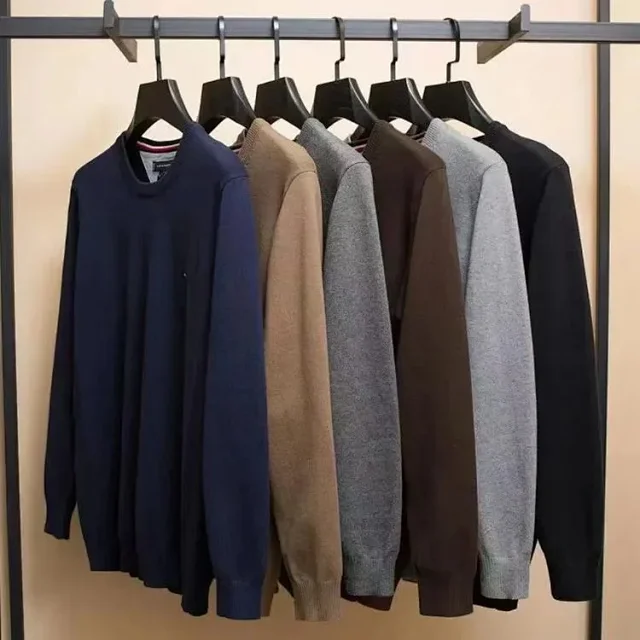 Tommy Hilfiger Knitwear Crewneck, striped and zip-neck knit sweaters product detail image 4