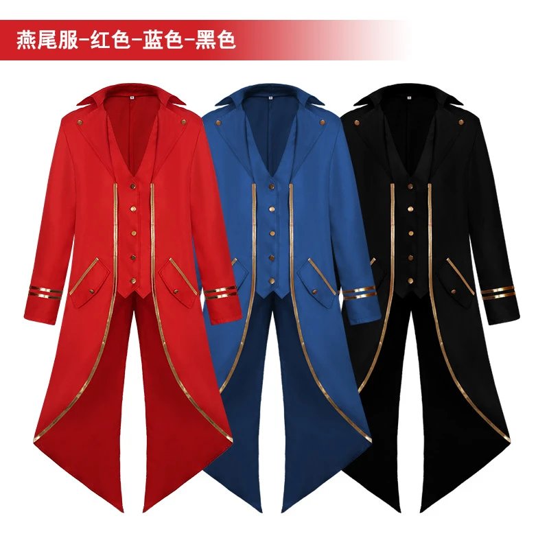 Unbranded Coats Gold-Trim Tailcoat image 1