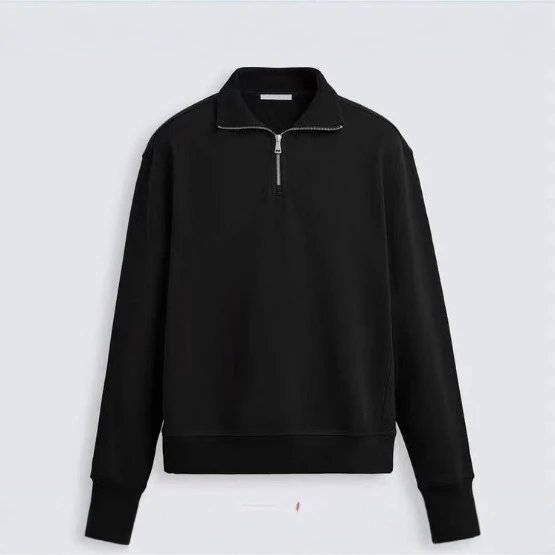 Unbranded Hoodies & Sweatshirts Half-Zip Collared Sweatshirt product image