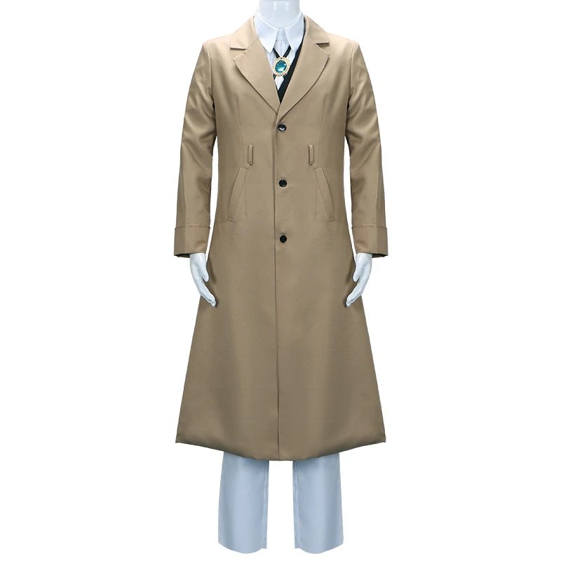 Design Trench Coat Beige Outerwear - 3